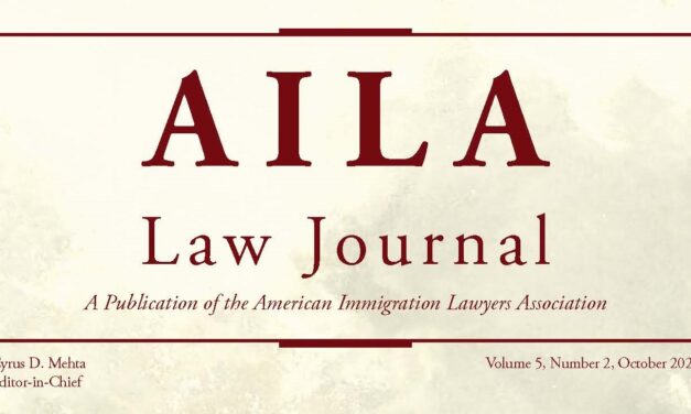 What’s Inside the Fall 2023 Edition of the AILA Law Journal?